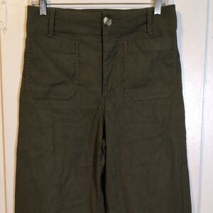 Anthropologie Colette Magic Fabric Crop Wide-Leg Pants Maeve 28x25